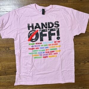Pink Hands-Off TShirts